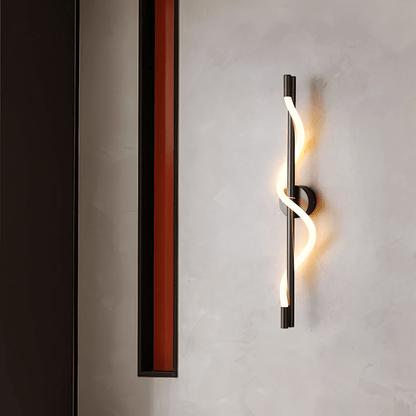 nuvlight Helixa Modernist Spiral Silicone LED Wall Sconce