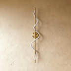 nuvlight Helixa Modernist Spiral Silicone LED Wall Sconce
