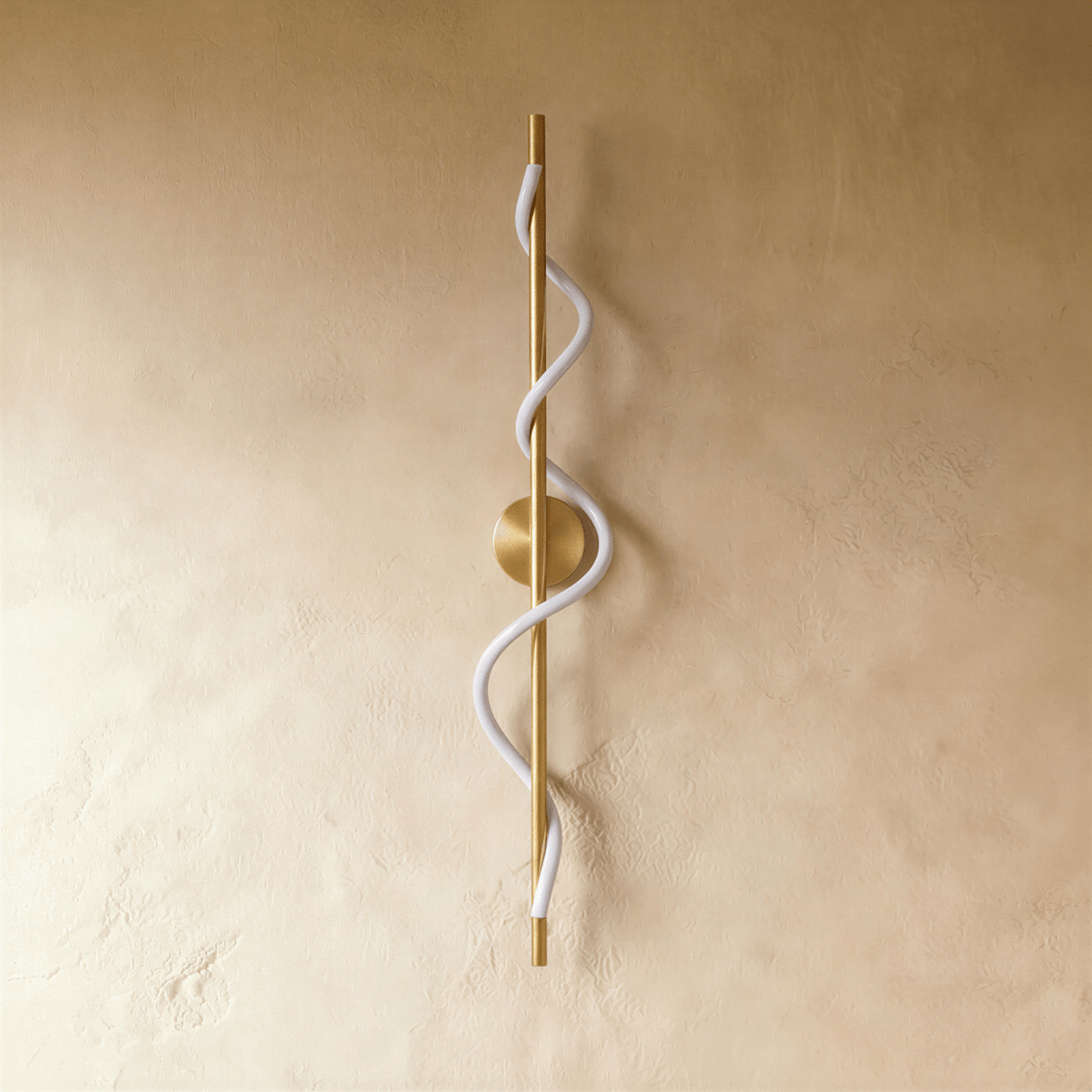 nuvlight Helixa Modernist Spiral Silicone LED Wall Sconce