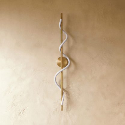 nuvlight Helixa Modernist Spiral Silicone LED Wall Sconce