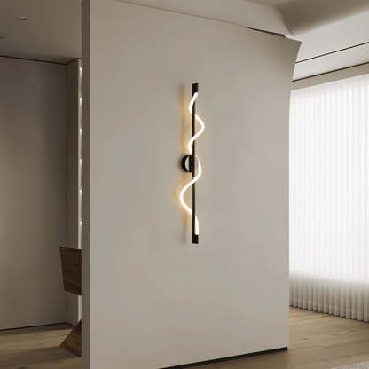 nuvlight Helixa Modernist Spiral Silicone LED Wall Sconce