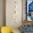 nuvlight Helixa Modernist Spiral Silicone LED Wall Sconce