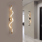 nuvlight Helixa Modernist Spiral Silicone LED Wall Sconce
