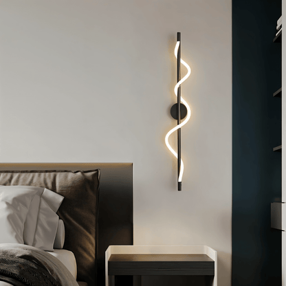 nuvlight Helixa Modernist Spiral Silicone LED Wall Sconce