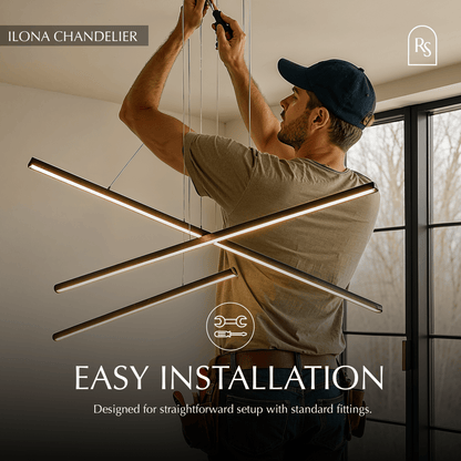 nuvlight Ilona Modern Minimalist LED Chandelier