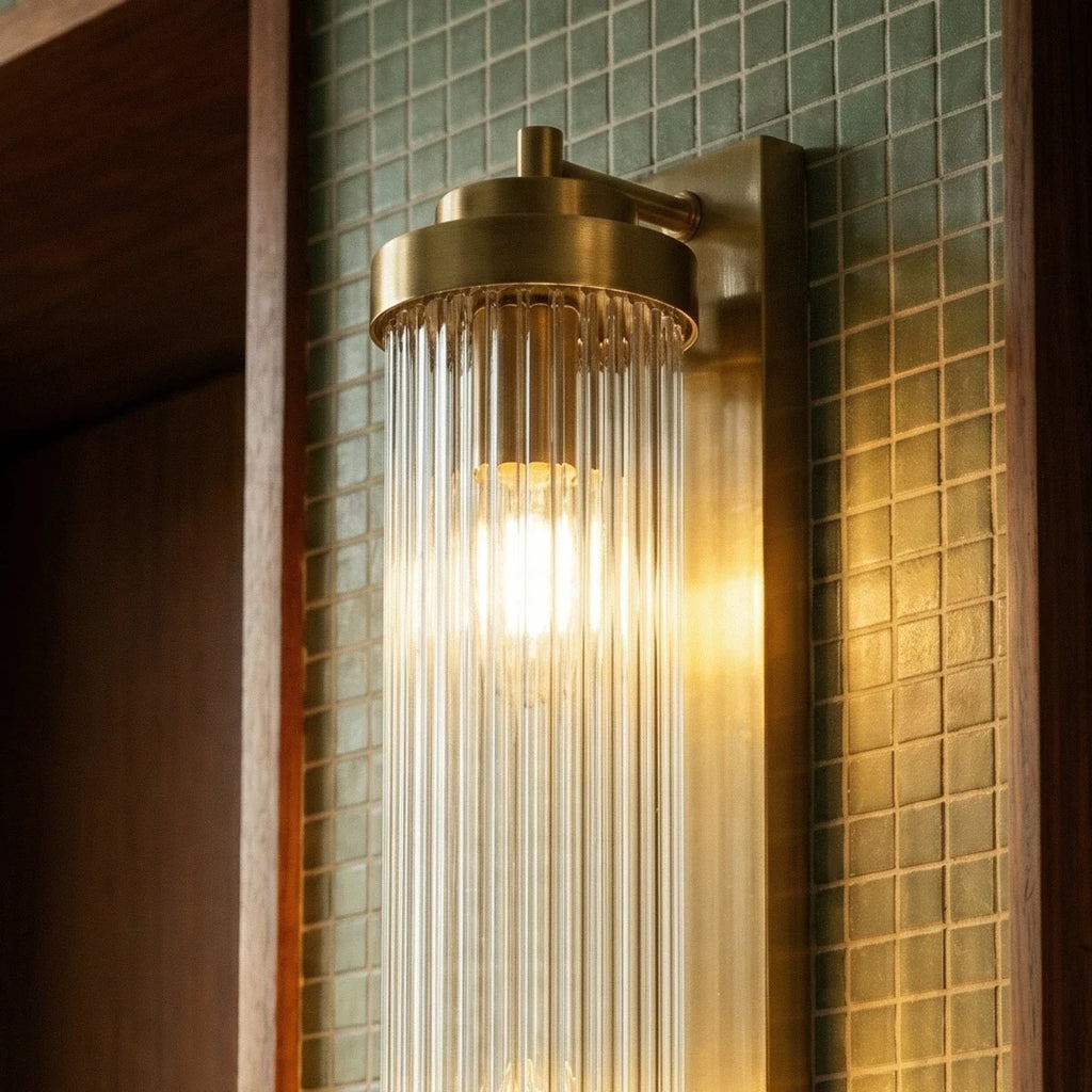 nuvlight Luxor Modern Luxury Brass Wall Sconce