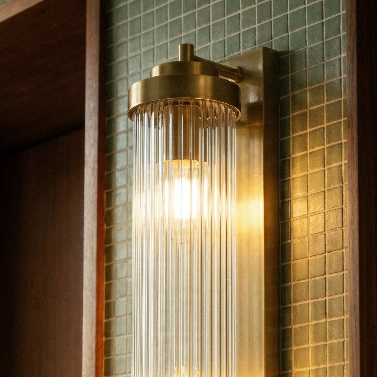 nuvlight Luxor Modern Luxury Brass Wall Sconce