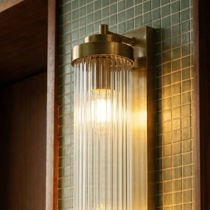 nuvlight Luxor Modern Luxury Brass Wall Sconce