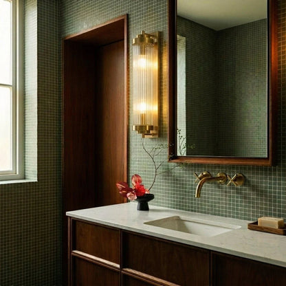 nuvlight Luxor Modern Luxury Brass Wall Sconce
