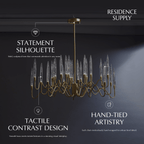 nuvlight Manara Modern Luxury Statement Chandelier