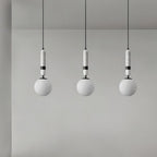 nuvlight Marlo Modernist Frosted Globe Pendant Light