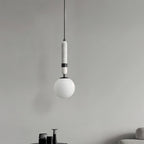 nuvlight Marlo Modernist Frosted Globe Pendant Light