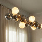 nuvlight Molecules Modernist Spherical Cluster Statement Chandelier