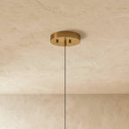nuvlight Munira Modernist Symmetrical Opal Linear Chandelier