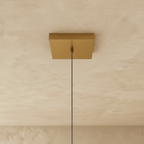 nuvlight Munira Modernist Symmetrical Opal Linear Chandelier