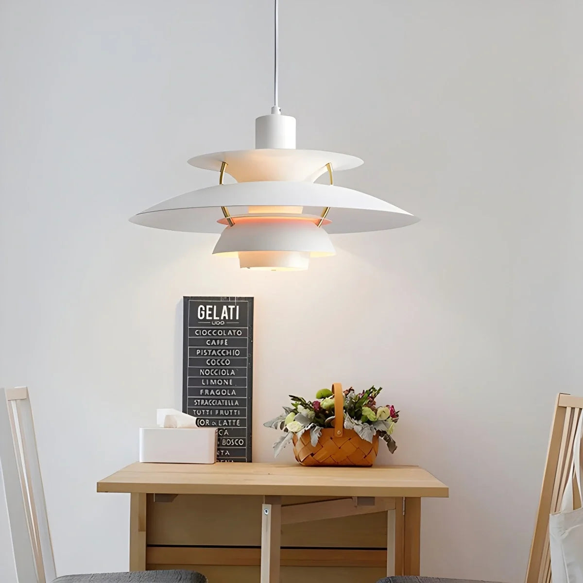 Modern White nordic multi pendant lamp
