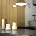 nuvlight Omnira Modernist Hand-Blown Clear Glass Pendant