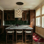 nuvlight Pulcher Modern Luxury Glass Tear Chandelier