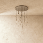 nuvlight Pulcher Modern Luxury Glass Tear Chandelier