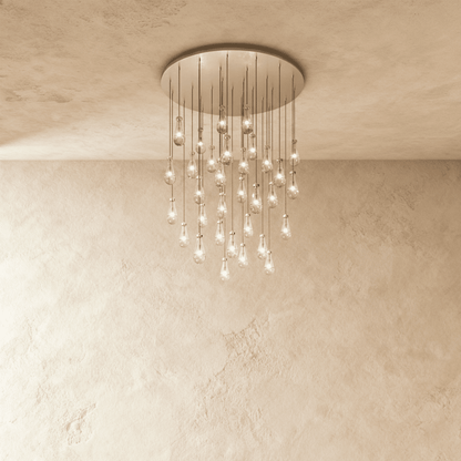 Pulcher Glass Tears Chandelier - Residence Supply