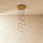 Pulcher Glass Tears Chandelier