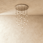 nuvlight Pulcher Modern Luxury Glass Tear Chandelier