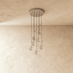 nuvlight Pulcher Modern Luxury Glass Tear Chandelier