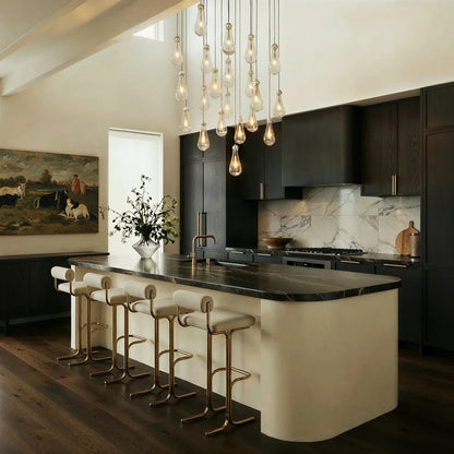 nuvlight Pulcher Modern Luxury Glass Tear Chandelier