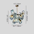 nuvlight Radiantia Modern Luxury Statement Chandelier