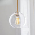 nuvlight Selionis Mid-Century Ombre Gold Globe Pendant