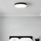 nuvlight Serra Modernist Textured Acrylic Flush Mount
