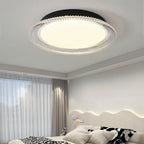 nuvlight Serra Modernist Textured Acrylic Flush Mount