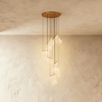 Sheets Chandelier (Round Ceiling Mount) - Residence Supply