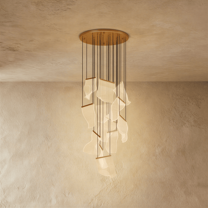 Sheets Chandelier (Round Ceiling Mount) - Residence Supply
