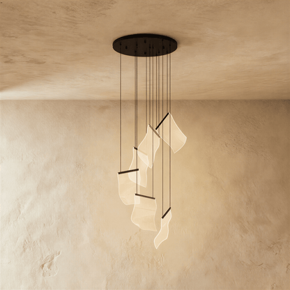 Sheets Chandelier (Round Ceiling Mount) - Residence Supply