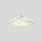 Nuvlight Minimalism Ultra Thin Square Spanish Alabaster Ceiling Light
