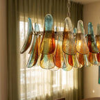 nuvlight Soynix Luxury Murano Glass Leaf Chandelier