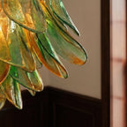 nuvlight Soynix Luxury Murano Glass Leaf Chandelier