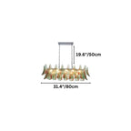 nuvlight Soynix Luxury Murano Glass Leaf Chandelier