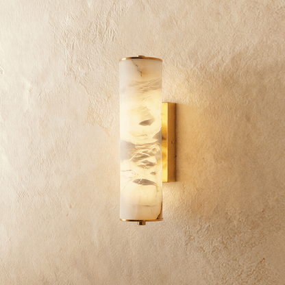 nuvlight Tong Mid-Century Architectural Alabaster Sconce