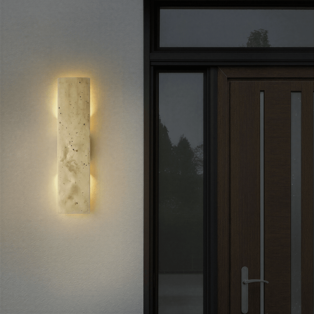 nuvlight Veil Architectural Natural Yellow Stone Up-Downlight
