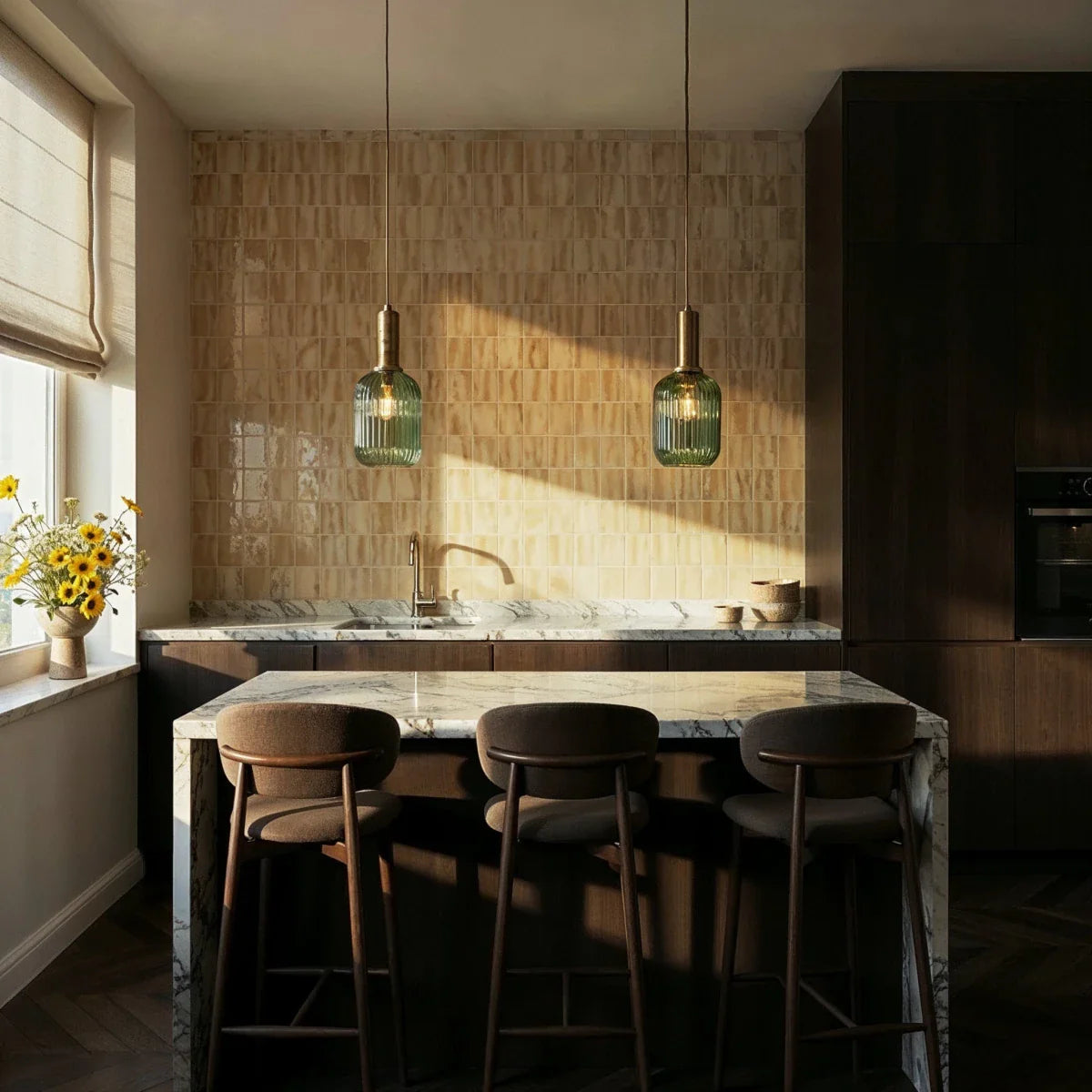 nuvlight Vetreria Modern Luxury Blown Glass Pendant Light