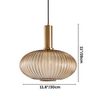 nuvlight Vetreria Modern Luxury Blown Glass Pendant Light