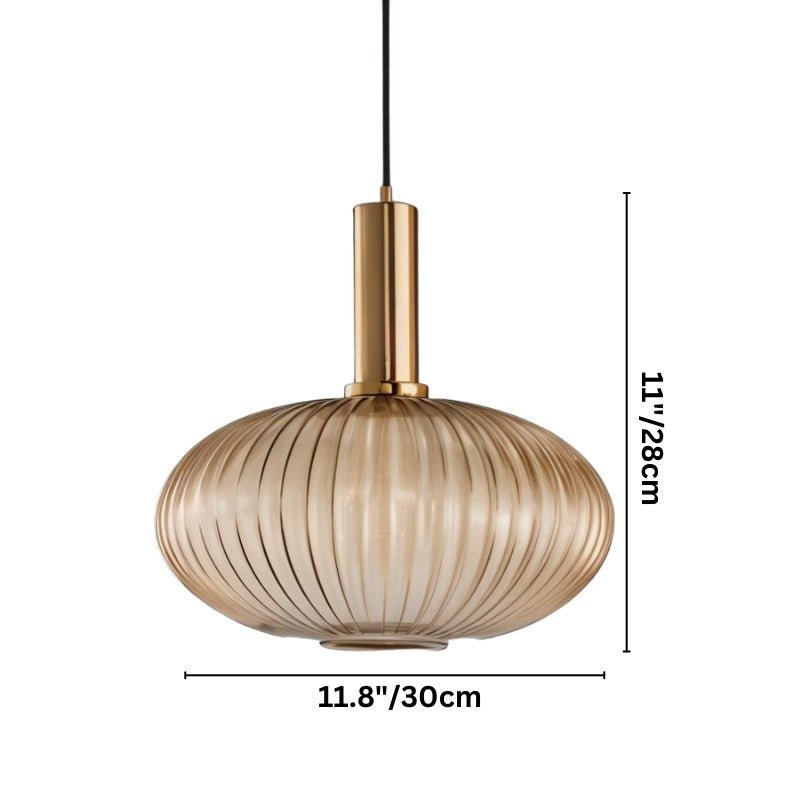nuvlight Vetreria Modern Luxury Blown Glass Pendant Light