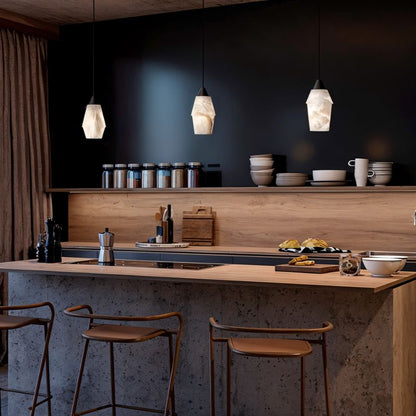 nuvlight Viviana Modern Luxury Alabaster Pendant Light