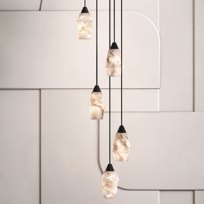 nuvlight Viviana Modern Luxury Alabaster Pendant Light