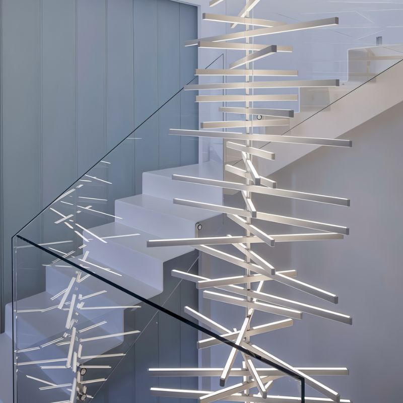 nuvlight Waves Modern Fluid LED Chandelier