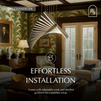 nuvlight Waves Modern Fluid LED Chandelier
