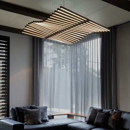 nuvlight Waves Modern Fluid LED Chandelier