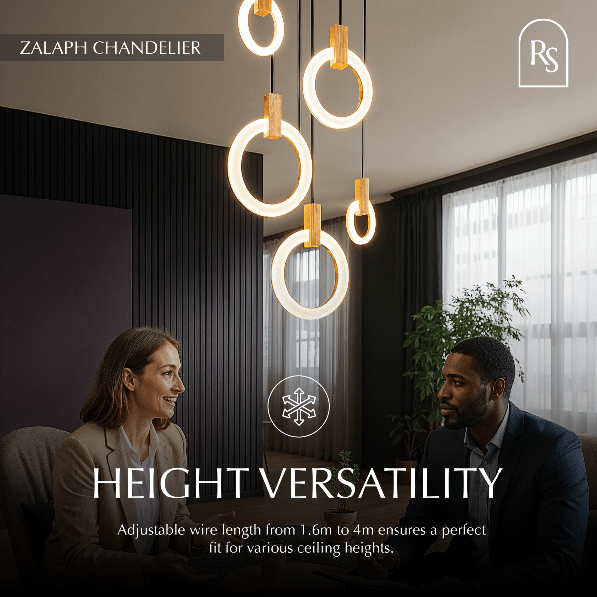 nuvlight Zalaph Modern Luxury Crystal Chandelier